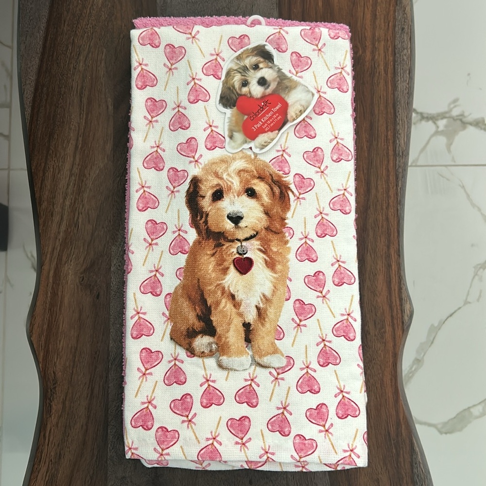 Valentine’s Day Kitchen Towel Set (3)